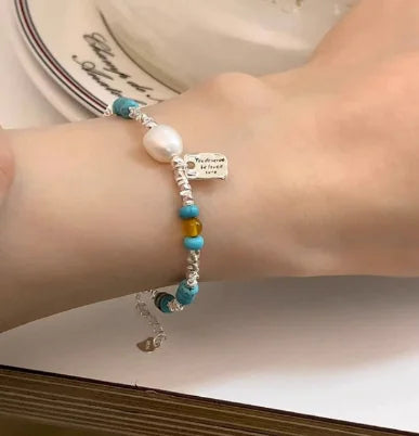 Unique Tribal Sterling Silver Bracelet